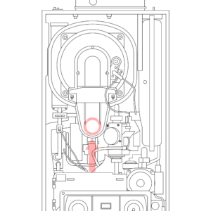 S45182 - REMEHA BROAG - Avanta Boilers - Avanta Plus Combi 28C - Gasket - Front Plate and Mixing Chamber